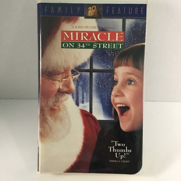 Other - Miracle on 34th Street VHS 1994 Christmas Movie Richard Attenborough John Hughes
